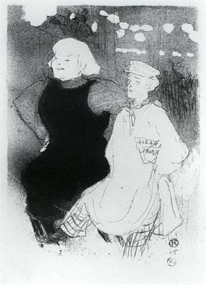 Au Moulin Rouge, L'Union Franco-Russe by Henri de Toulouse-Lautrec