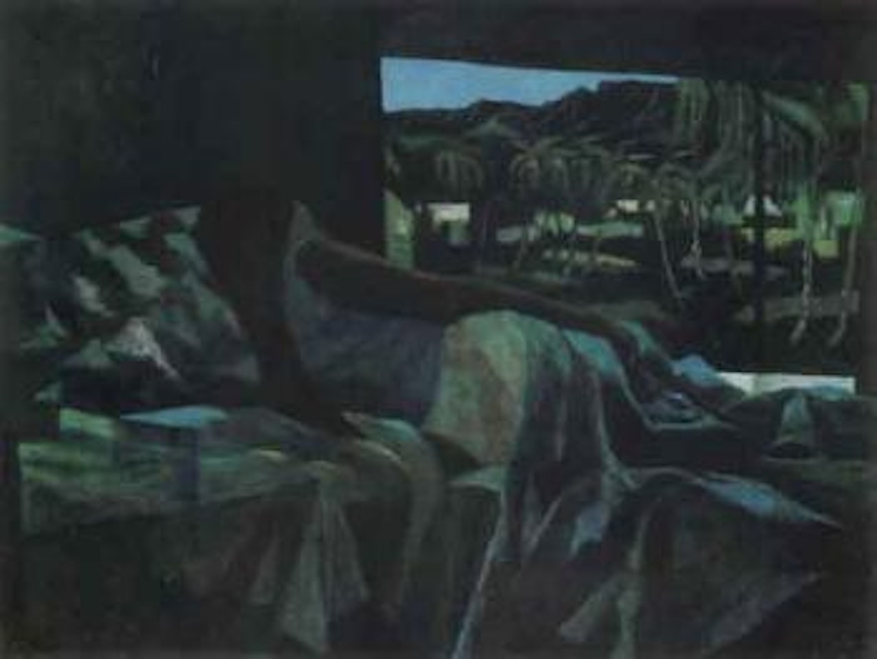 Island girl resting by Ray Austin Crooke