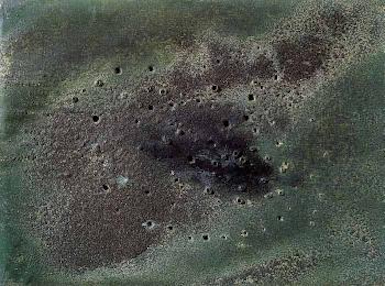Concetto spaziale by Lucio Fontana