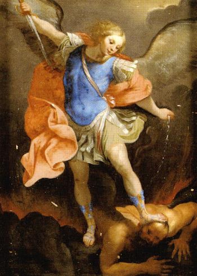 Archangel Gabriel killing the Devil by Guido Reni