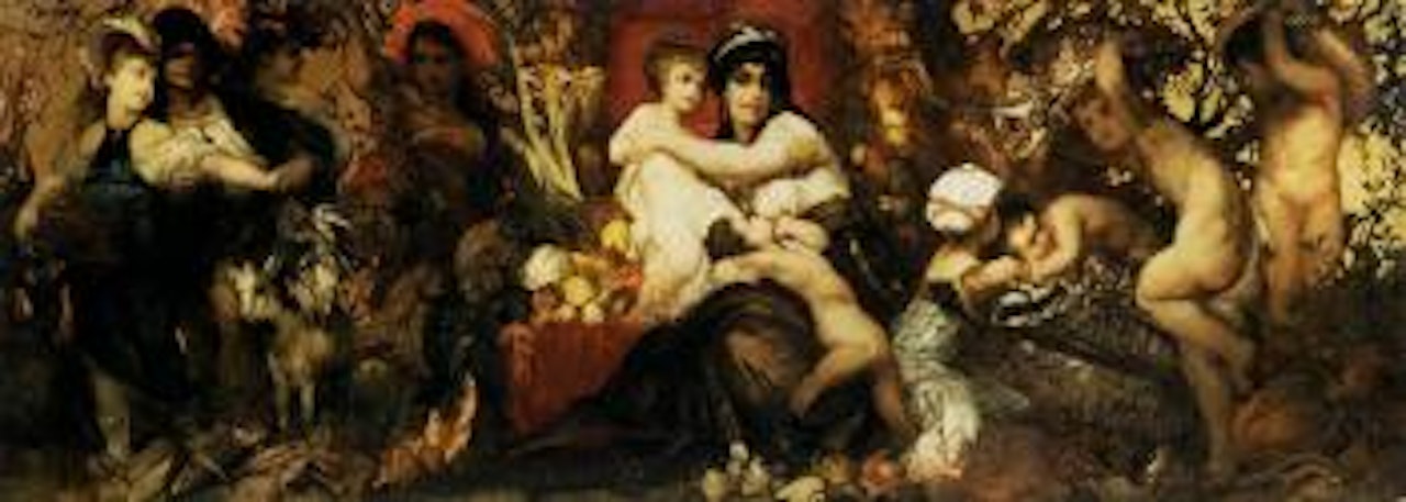 Abundantia, die garen der erde by Hans Makart
