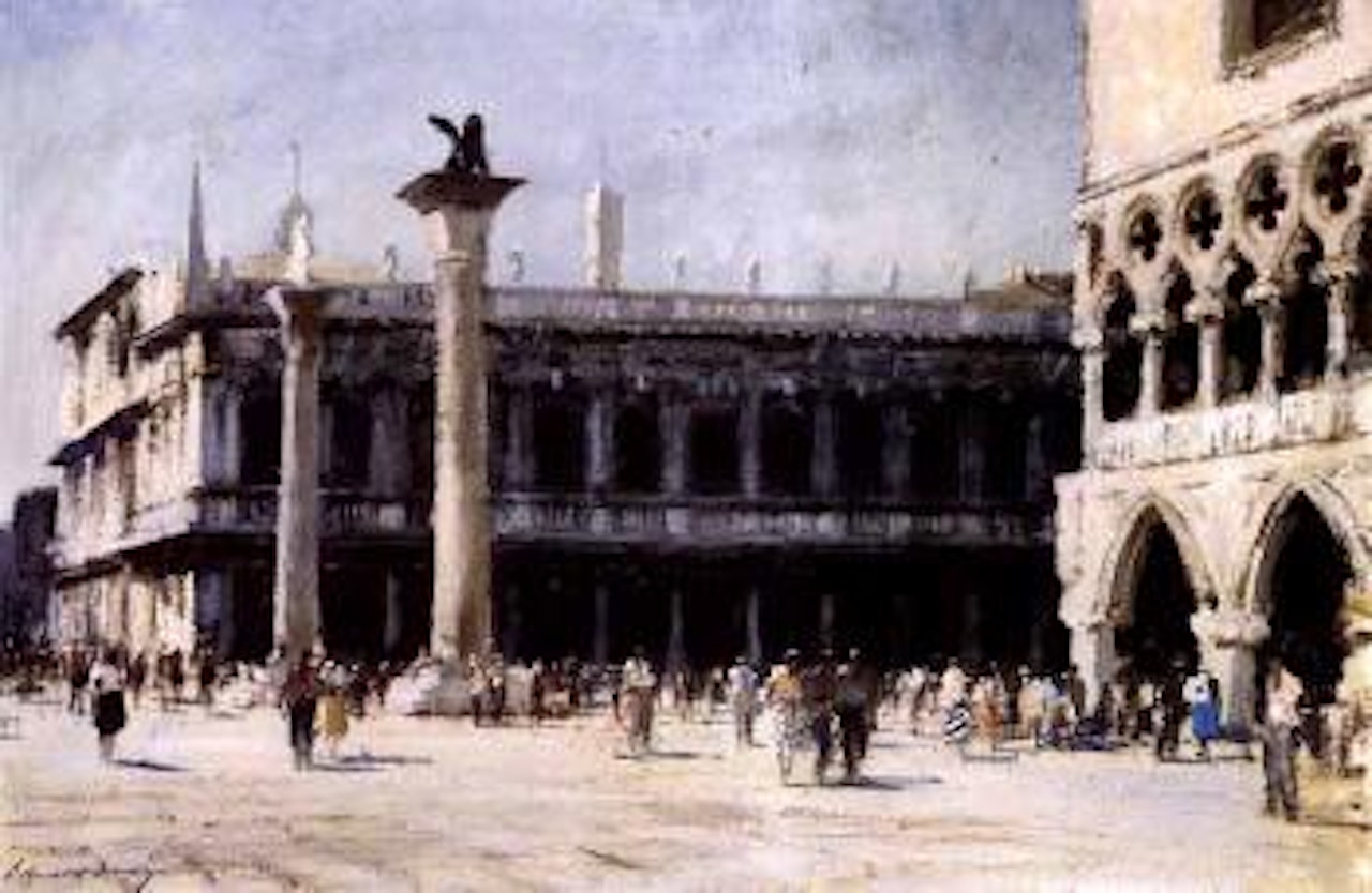 The Piazzetta, Venice by Edward Seago