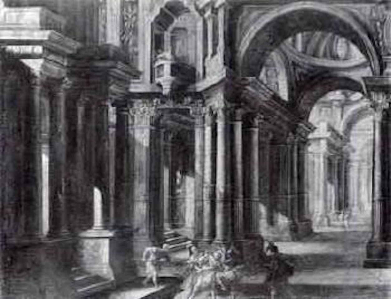 Architectural capriccio by BOLOGNESE SCHOOL