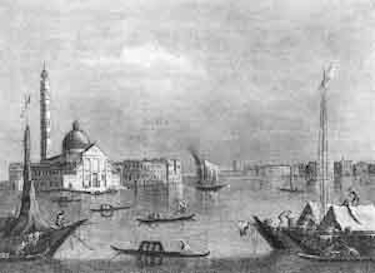 Venezia, l'isola di San Giorgio by Francesco Guardi