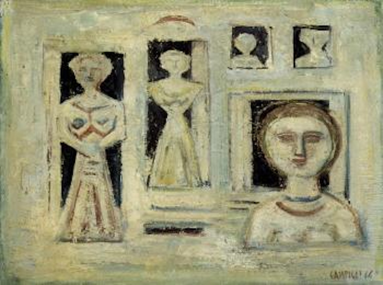 Composizione con figure by Massimo Campigli