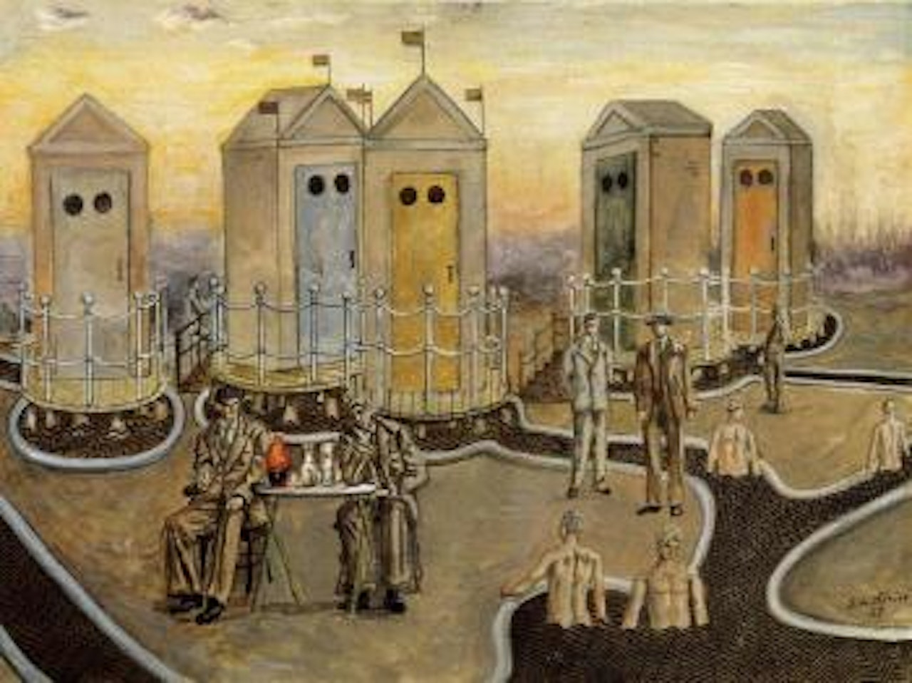Bagni misteriosi by Giorgio de Chirico