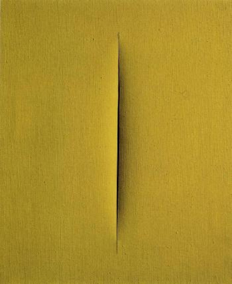 Concetto spaziale, attesa by Lucio Fontana