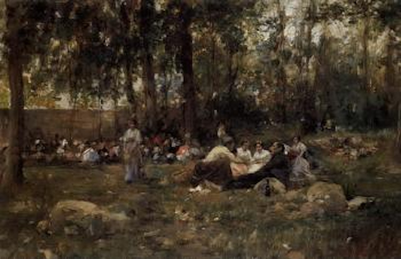 Picnic by Michael von Munkacsy