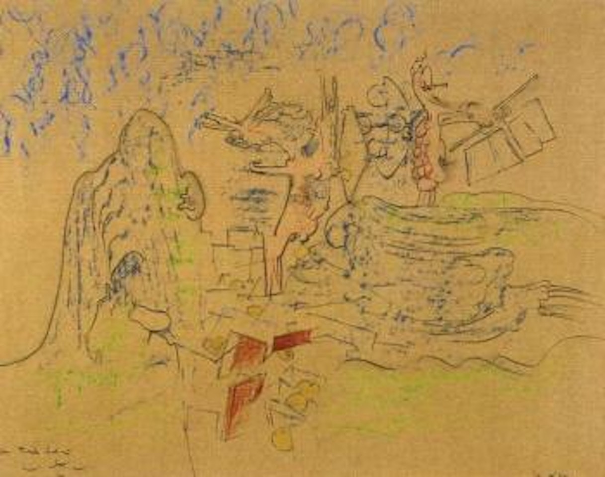 Les poissonneurs by Roberto Matta