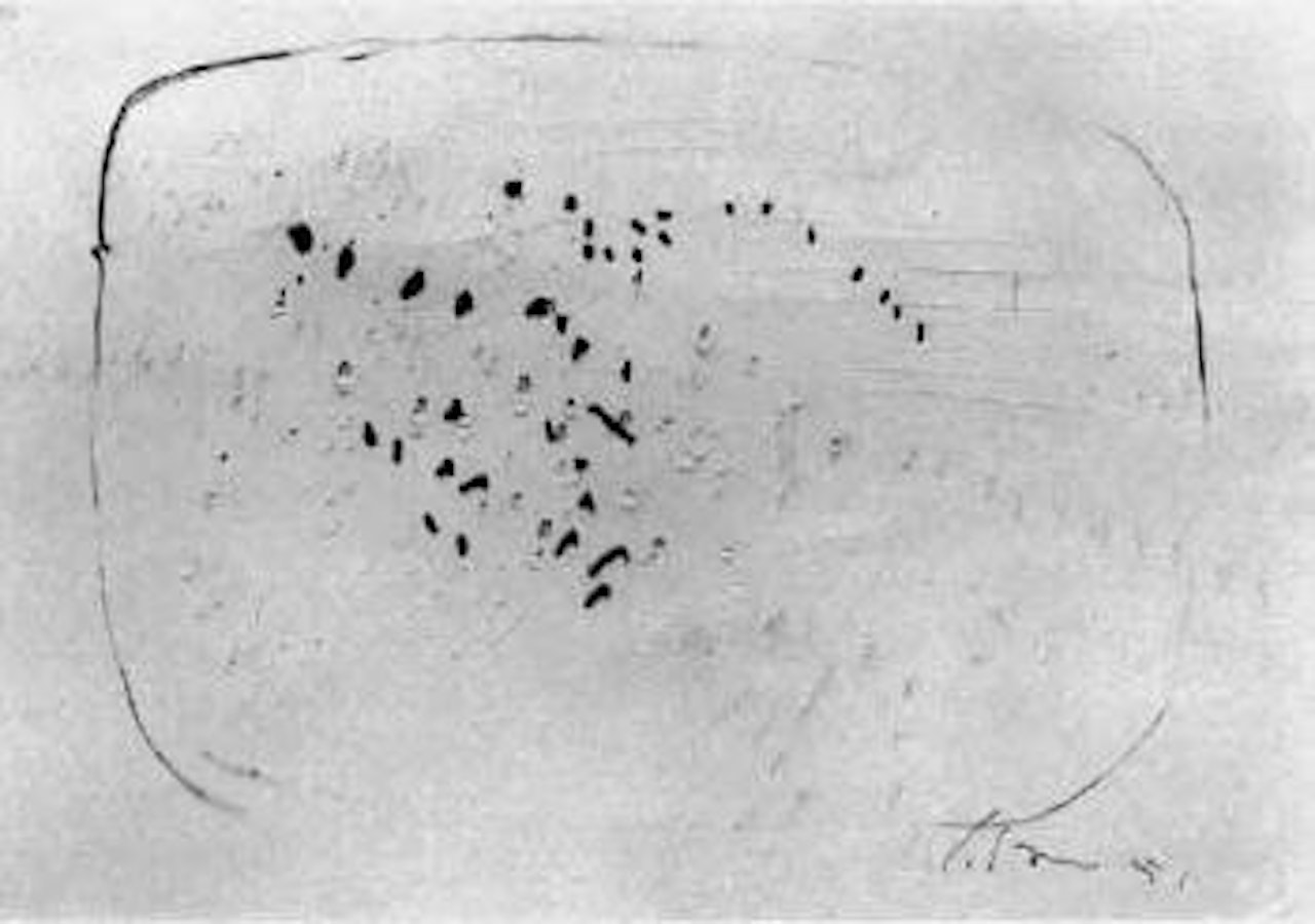 Concetto spaziale by Lucio Fontana
