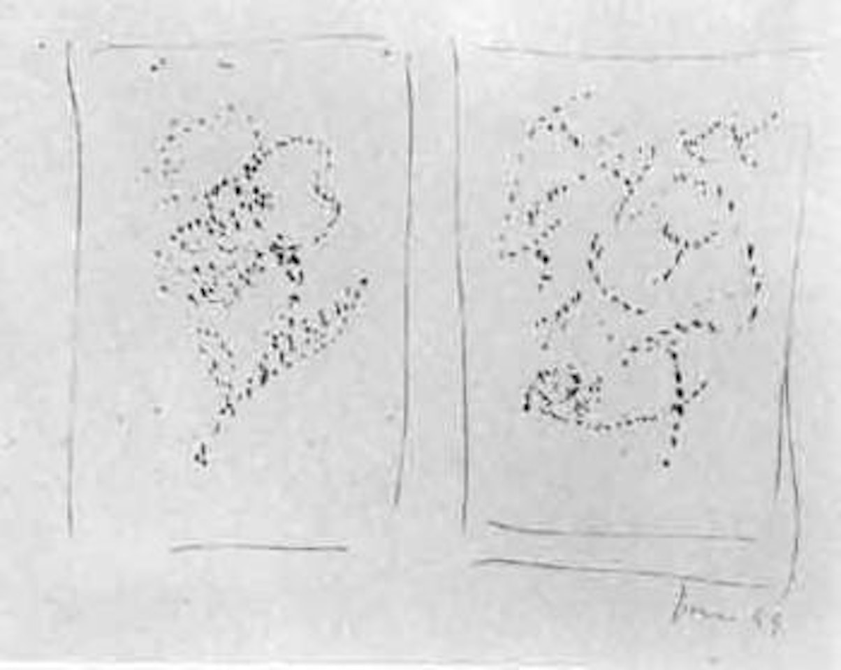 Concetto spaziale by Lucio Fontana