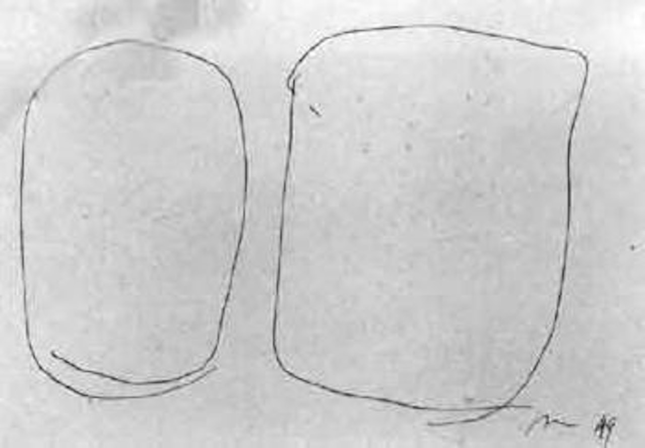 Concetto spaziale by Lucio Fontana