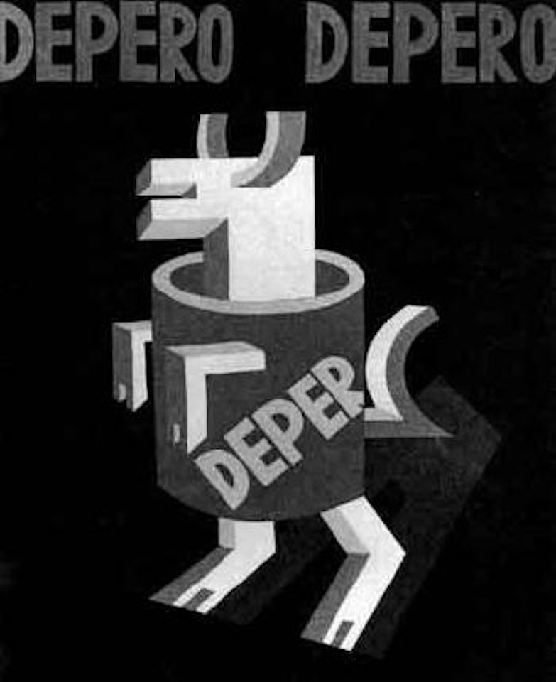 Mucca-tazza cioccolata by Fortunato Depero