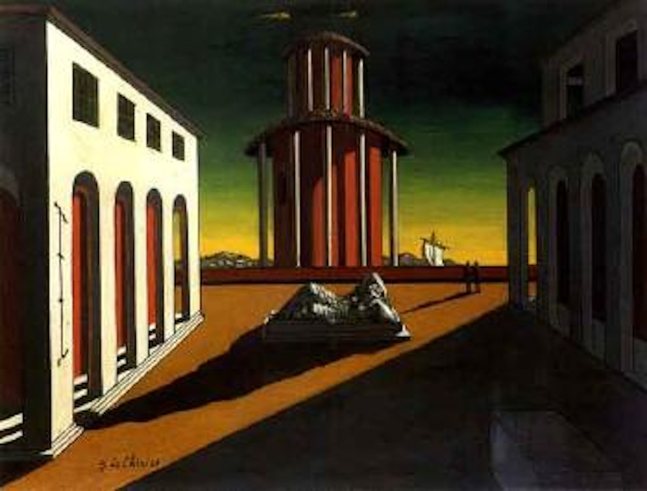 Piazza d'Italia by Giorgio de Chirico