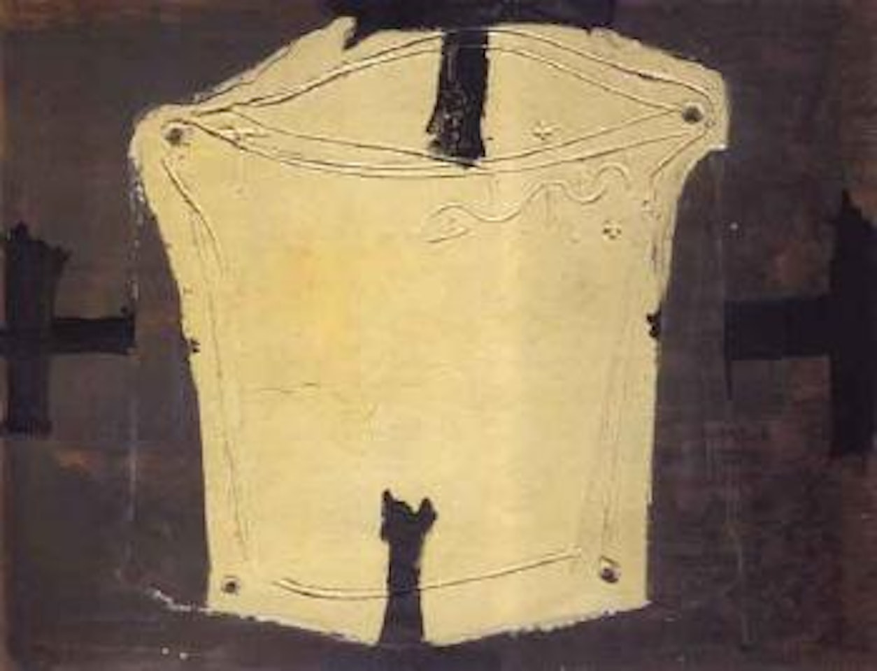 Forma de campana by Antoni Tapies