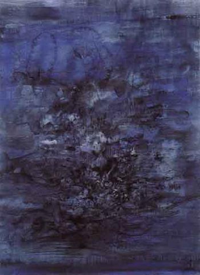 Composition in blue by Zao Wou-Ki