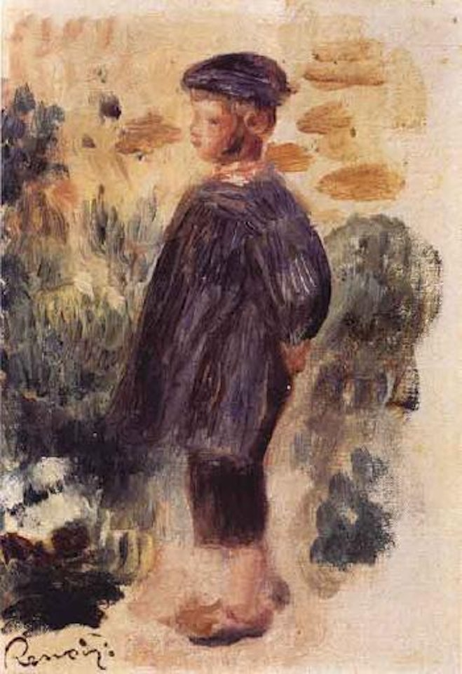 Portrait de gamin avec beret by Pierre-Auguste Renoir