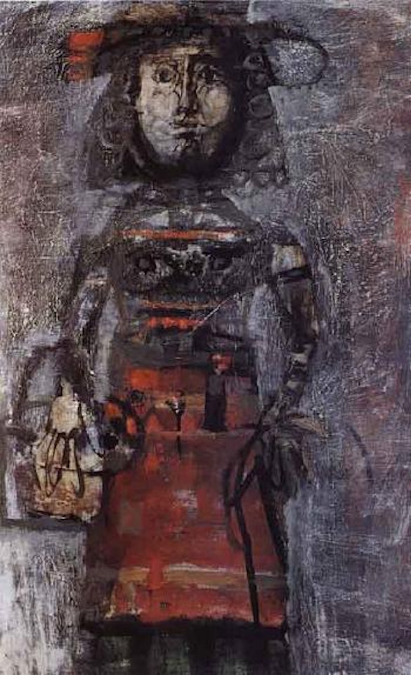 Paysanne au panier by Antoni Clavé