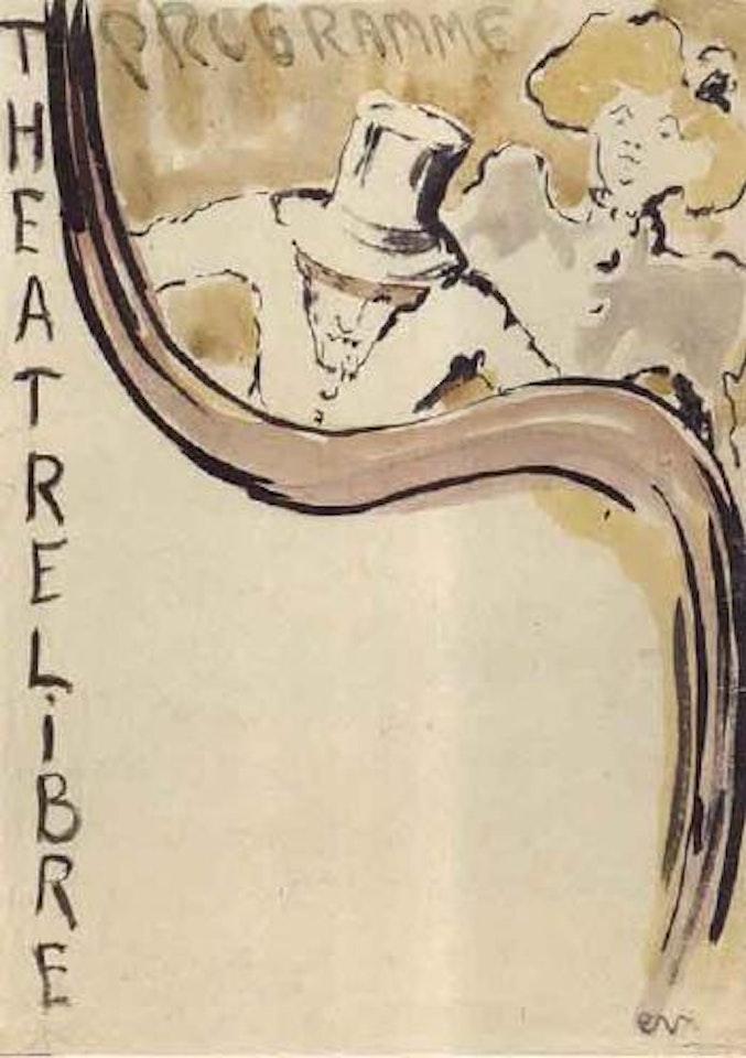 Theatre libre by Édouard Vuillard