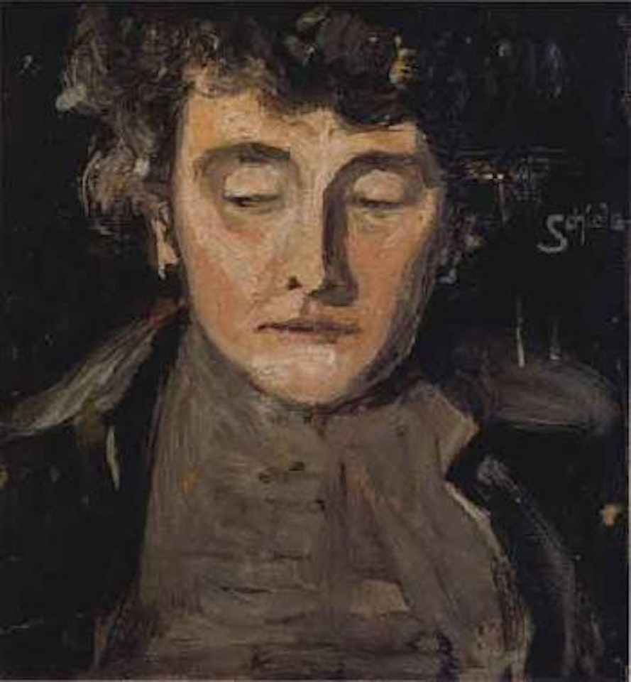 Portrait of the artist's mother by Egon Schiele
