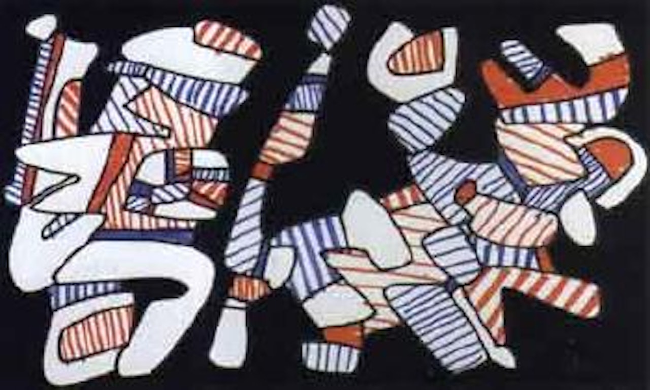 Figures cursives by Jean Dubuffet