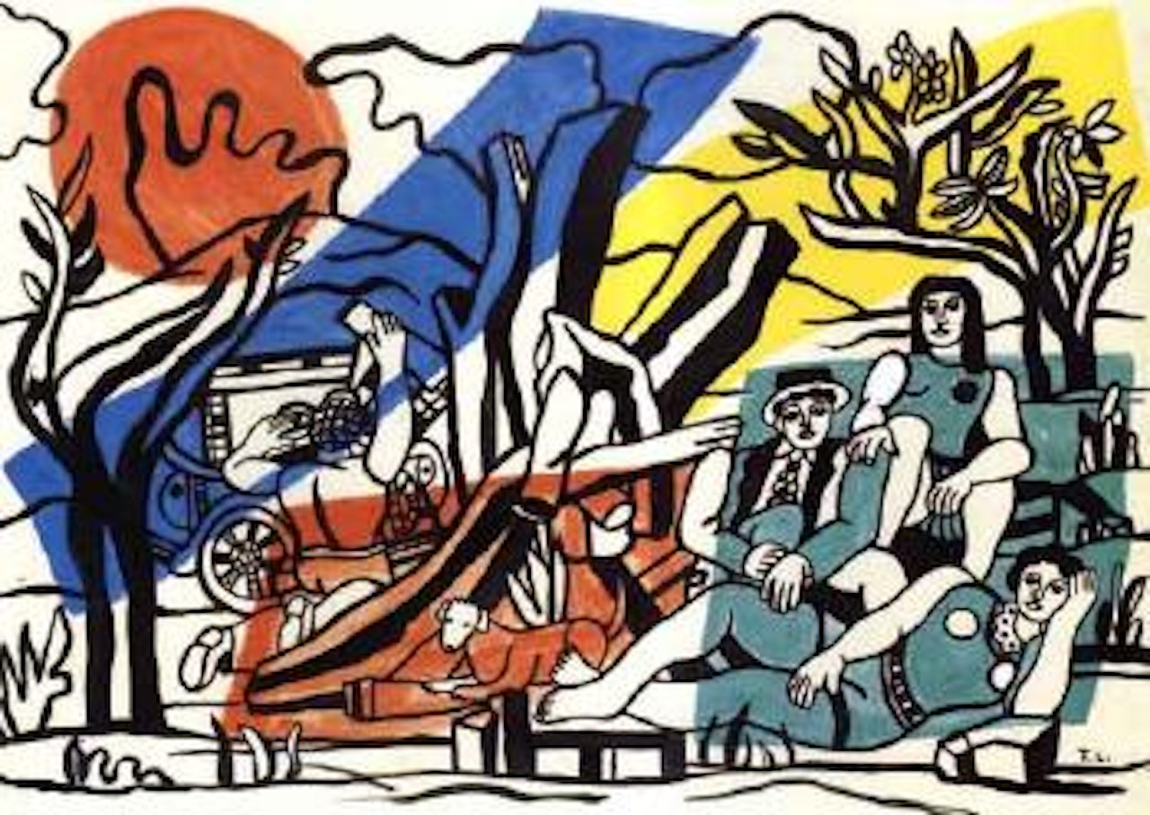 La partie de campagne by Fernand Leger
