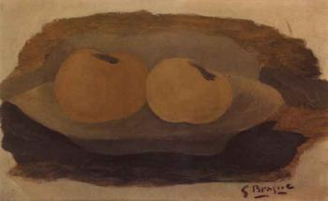 Plat de pommes by Georges Braque