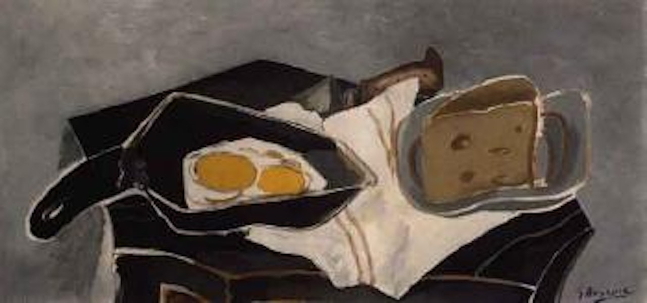 Oeufs dans la poele by Georges Braque
