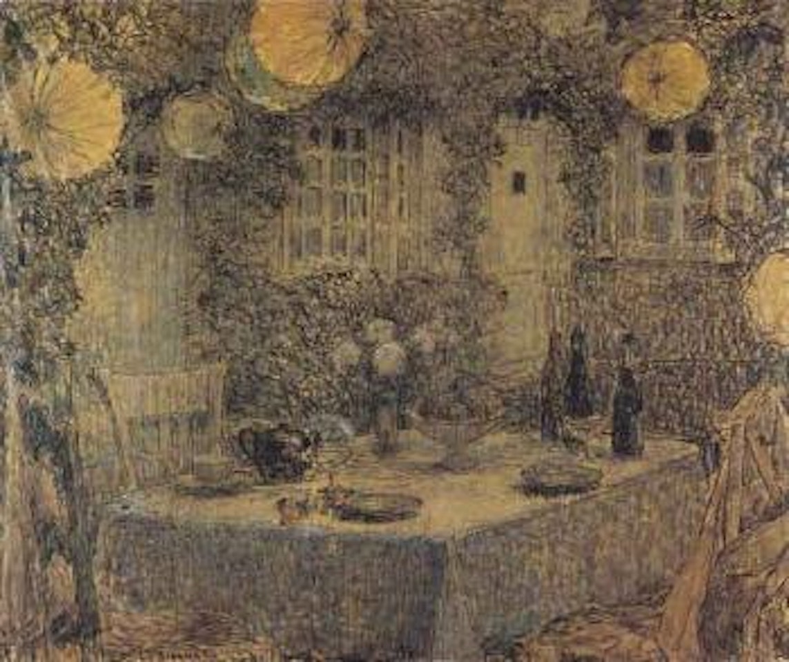 La table aux lanternes by Henri Le Sidaner