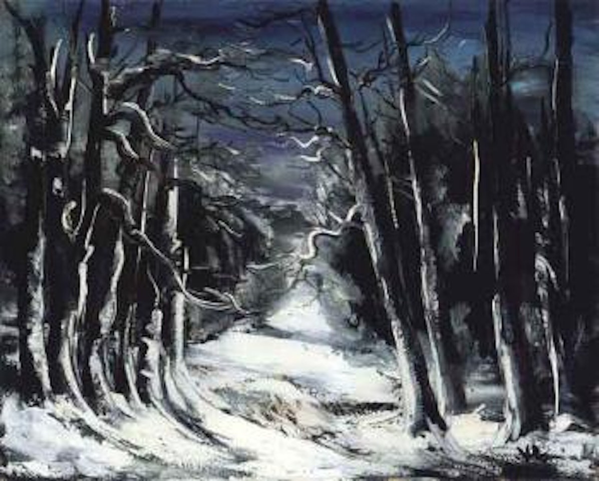 Foret sous la neige by Maurice de Vlaminck