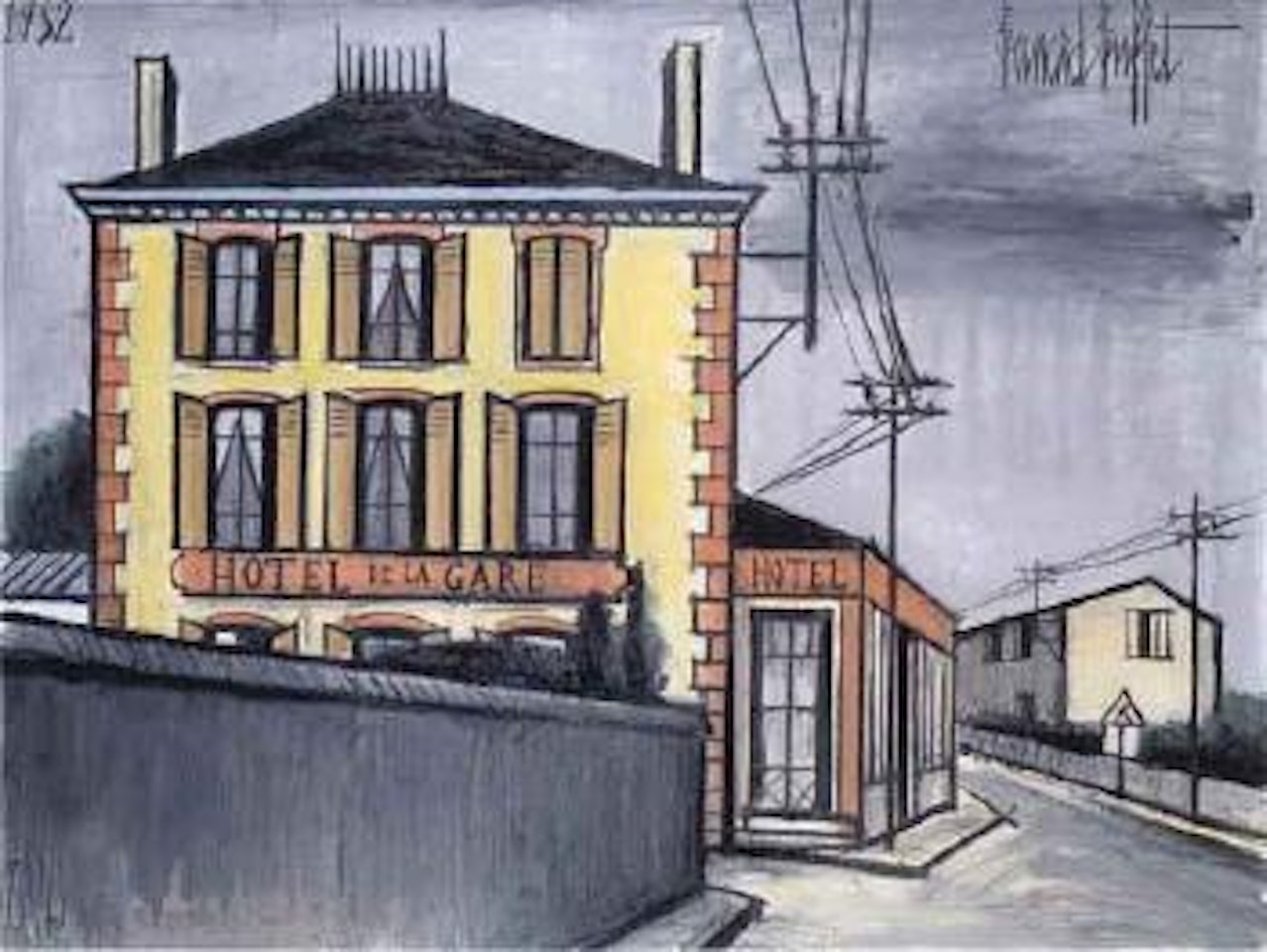 Hotel de la gare by Bernard Buffet