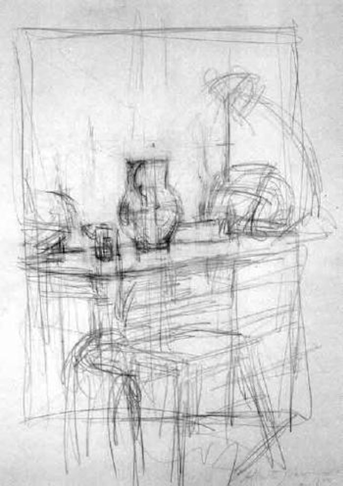 Nature morte. Atelier by Alberto Giacometti