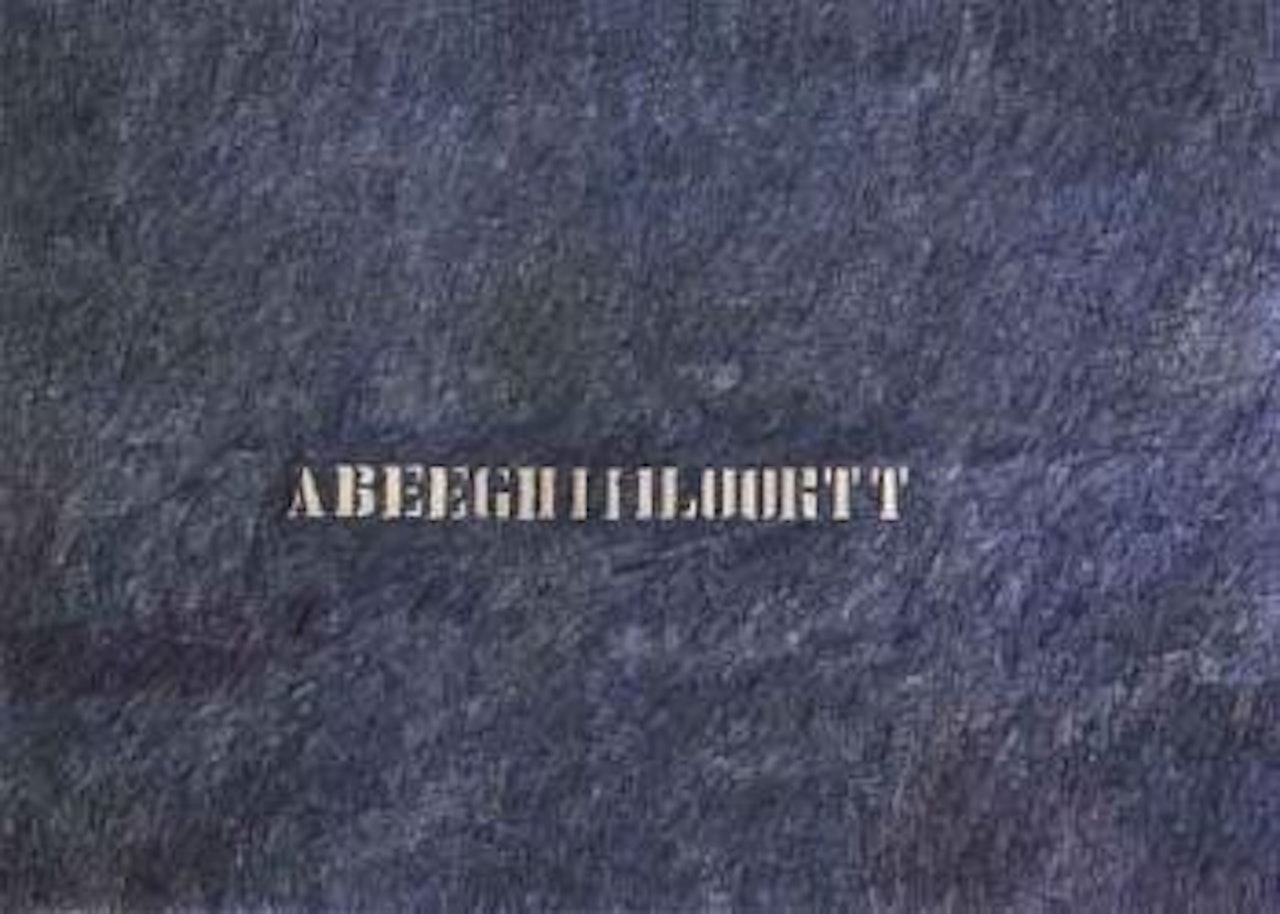 Abeeghiiiloortt by Alighiero Boetti