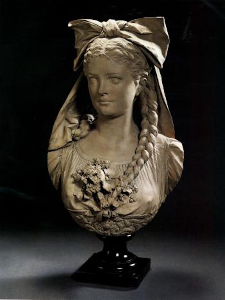 L'Alsace, a bust by Albert-Ernest Carrier-Belleuse