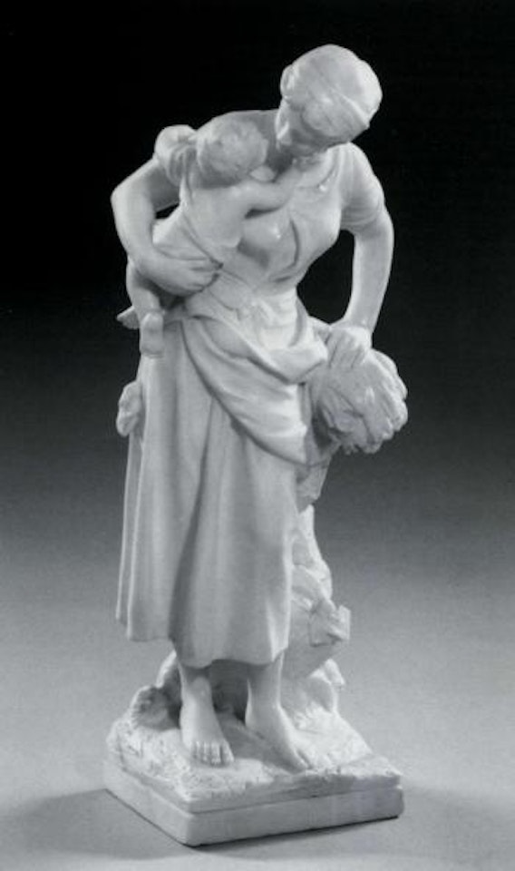 Mother and child by Mathurin Moreau