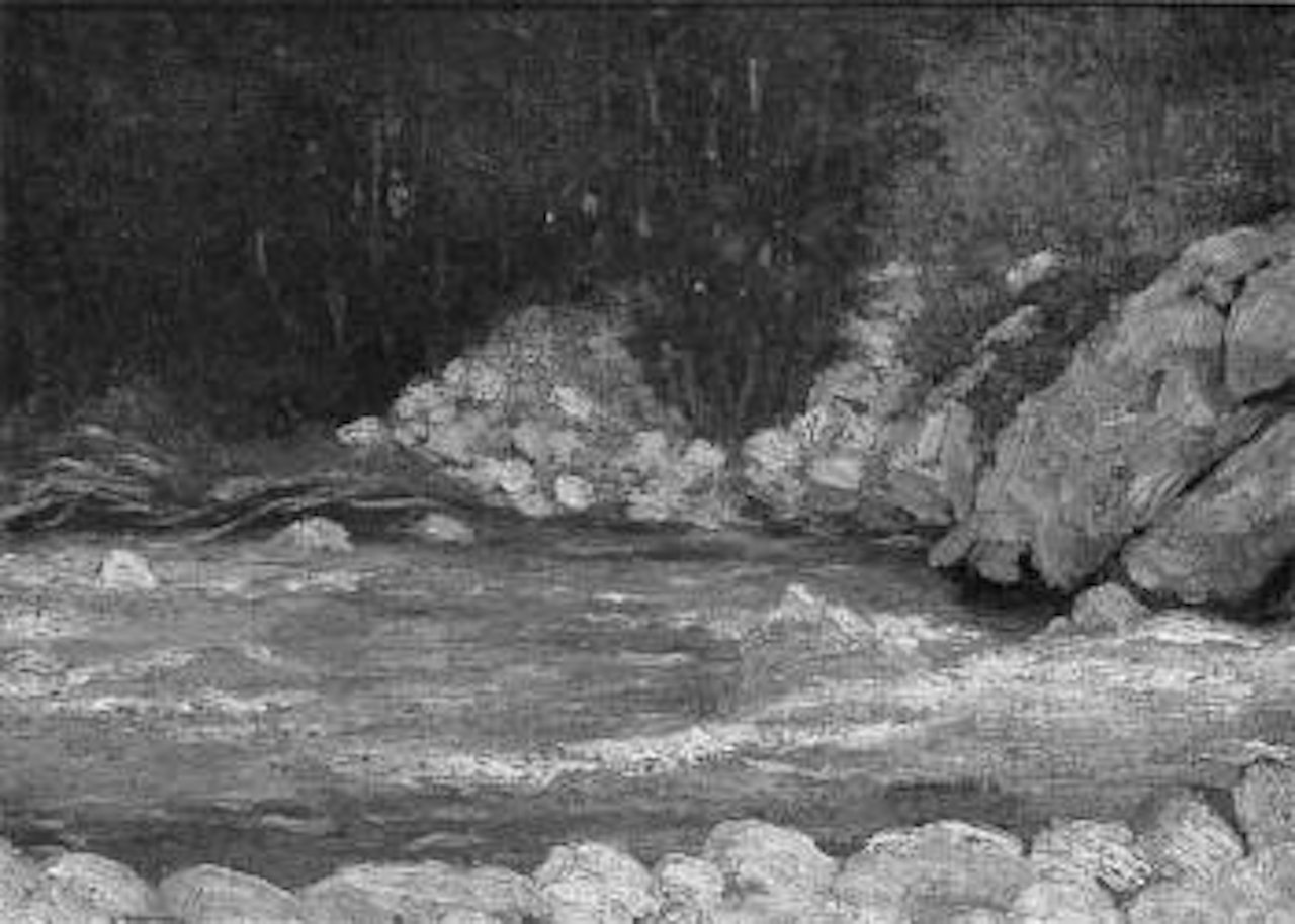 Rushing river by Edward Henry Potthast