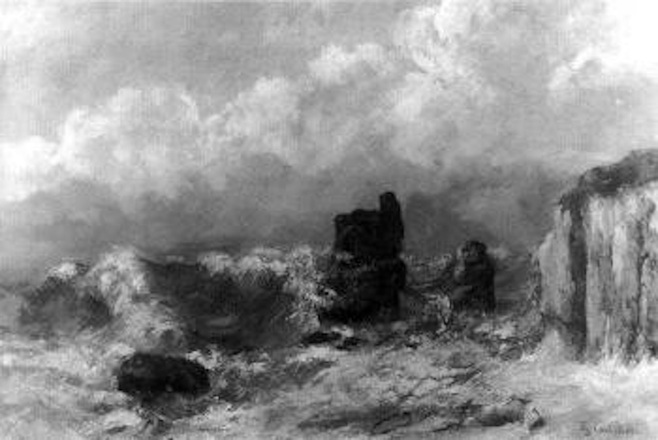 Seascape by Gustave Courbet