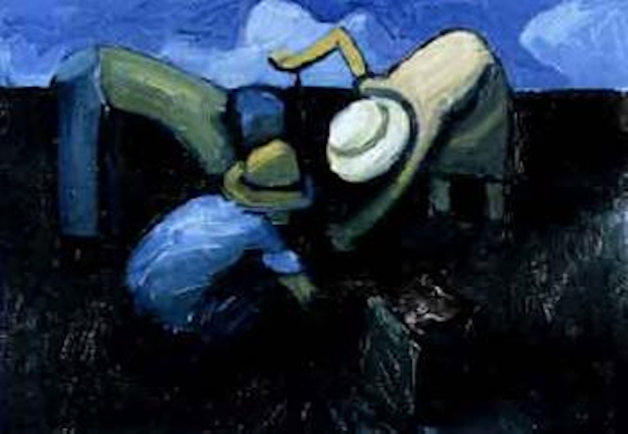 Kumera diggers by Michael Smither