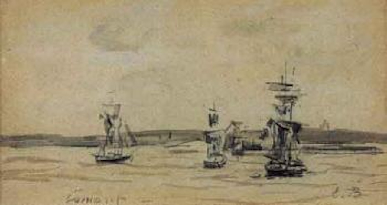 Camaret by Eugène Boudin