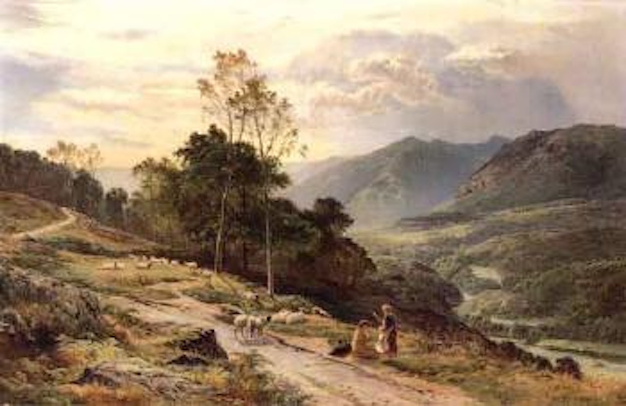 Little Langdale, Westmorland by Sidney Richard Percy