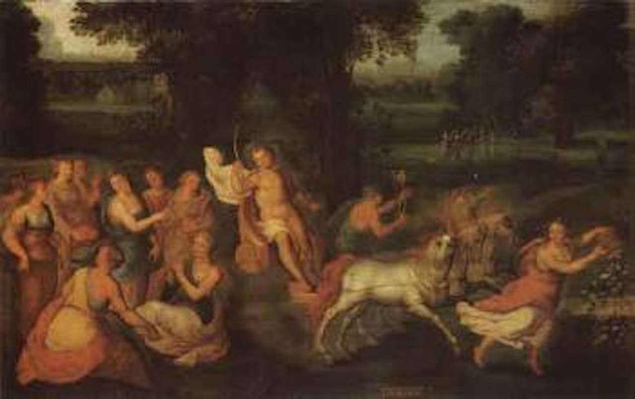 Allegory of the month of May by Flemish School