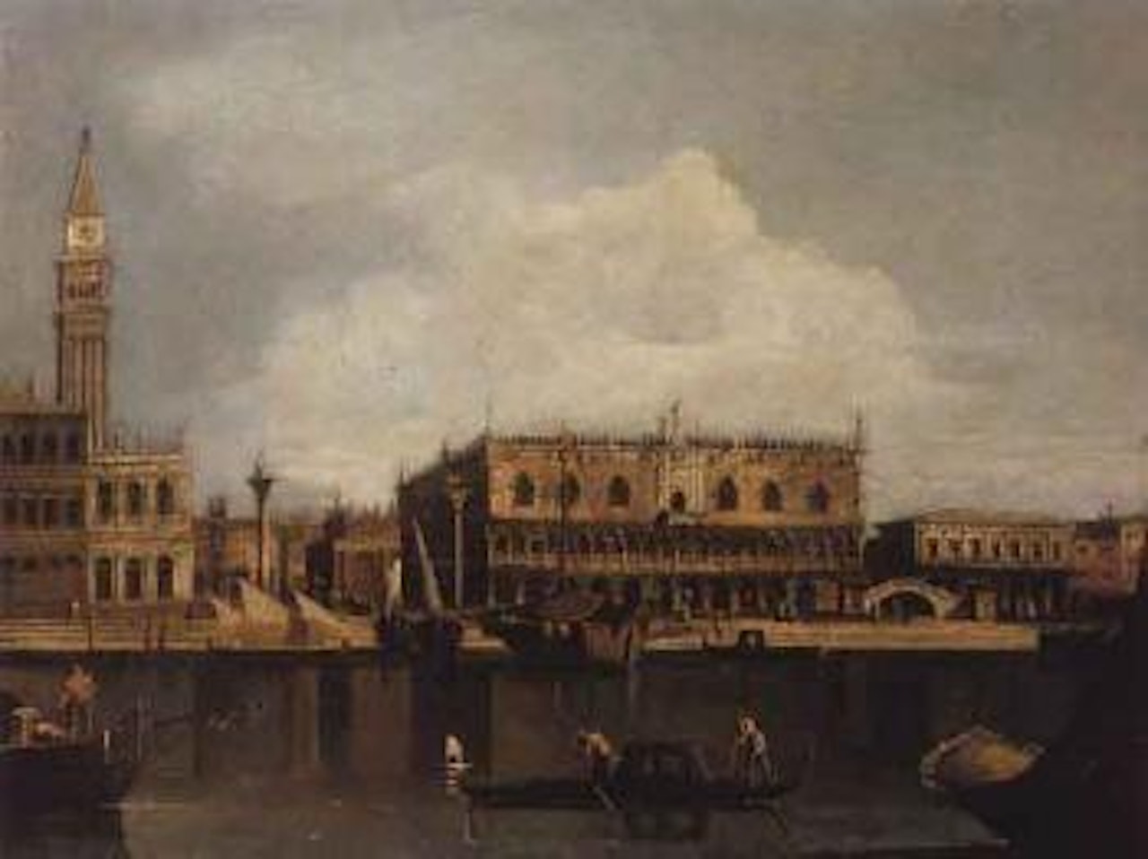 Venice, Doge's palace and the Piazzetta by Venetian School