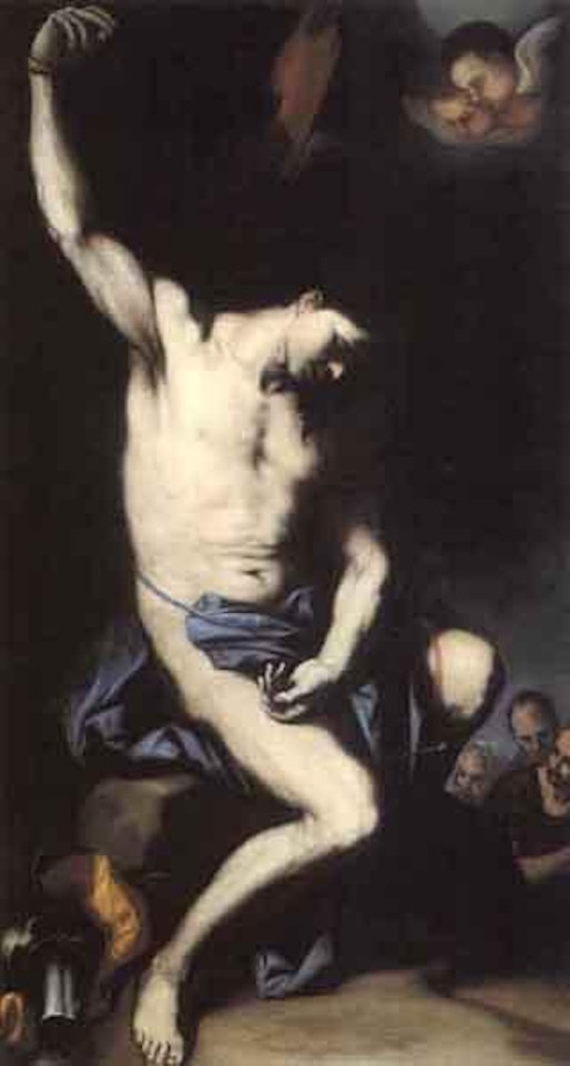 Saint Sebastian by Circle of Luca Giordano