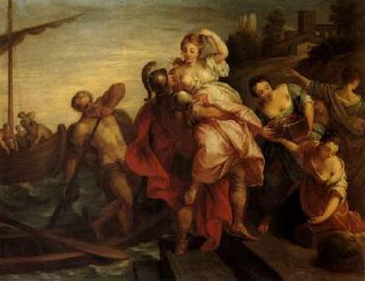 The Abduction of Helen by German School