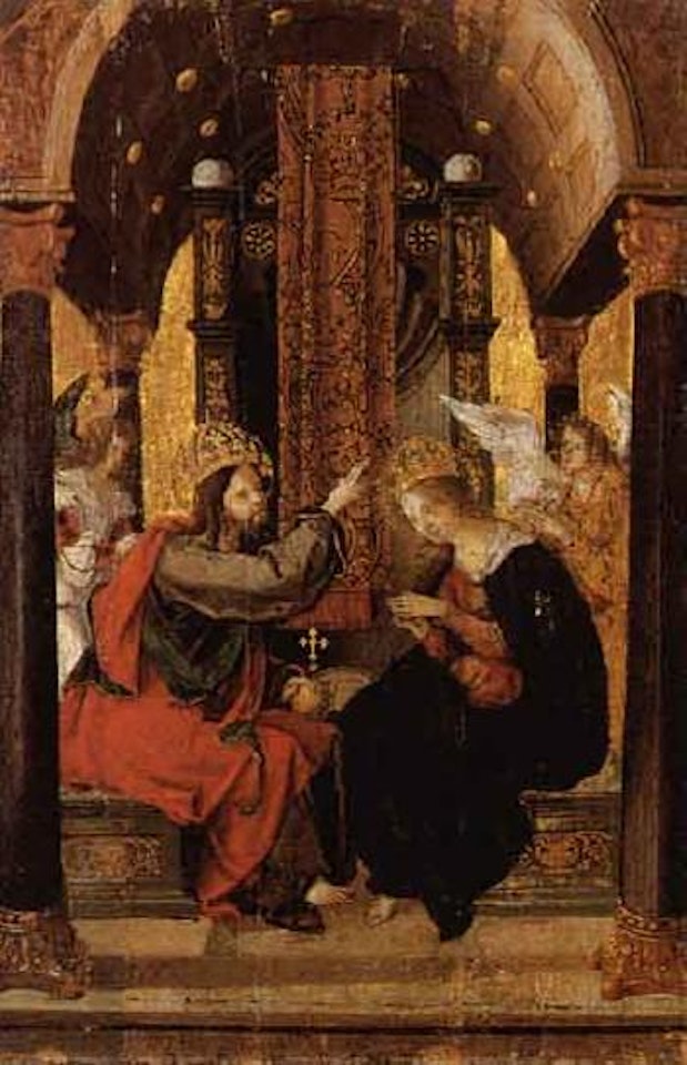 The Coronation of the Virgin by German School