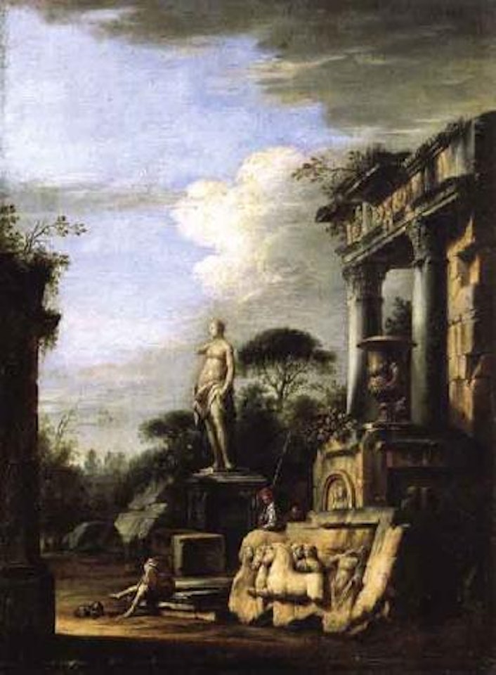 Capriccio architettonico by Giovanni Ghisolfi