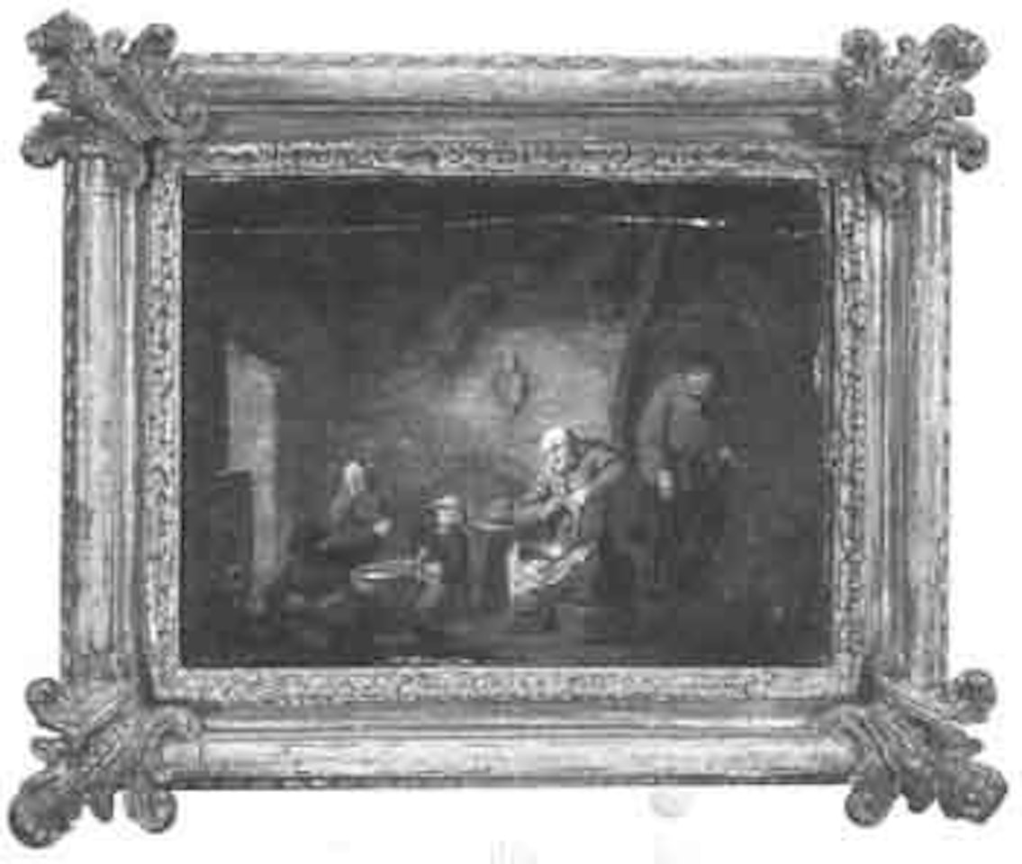 Interno con contadini by Adriaen van Ostade