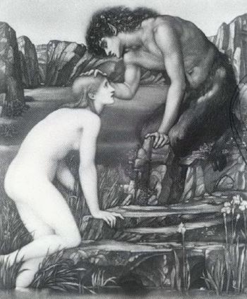 Pan and Psyche by Edward Coley Burne-Jones