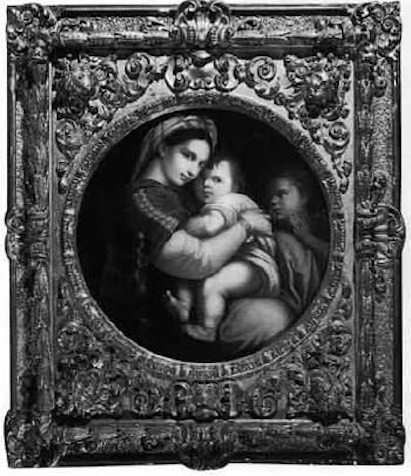 Madonna of the chair by Italian School