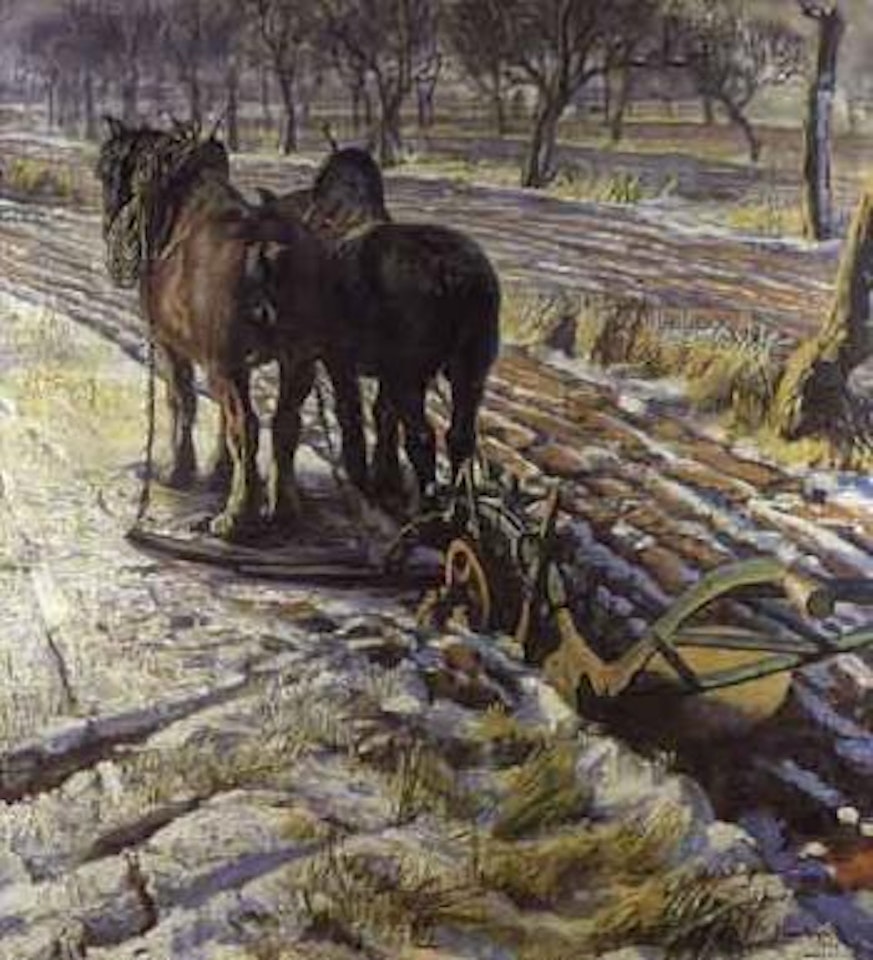 The plough by Laura Knight